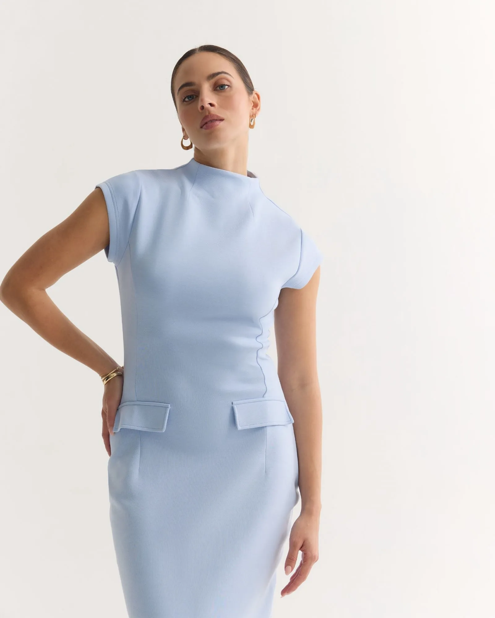Eve Scuba Stretch Dress sold by Oxford Shop product image thumbnail 4