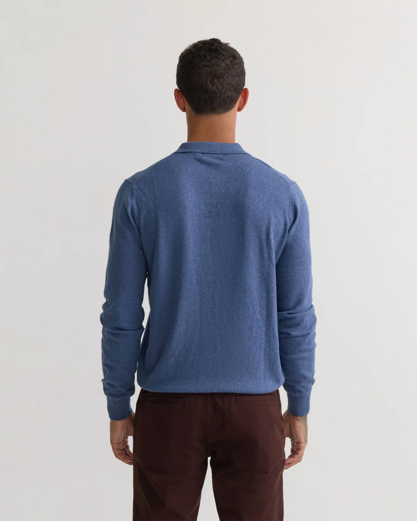 Dominic Open Polo Collar Knit sold by Oxford Shop product image thumbnail 3