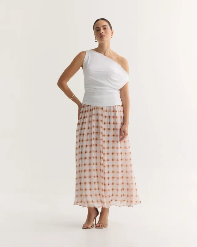 Nova Printed Skirt sold by Oxford Shop