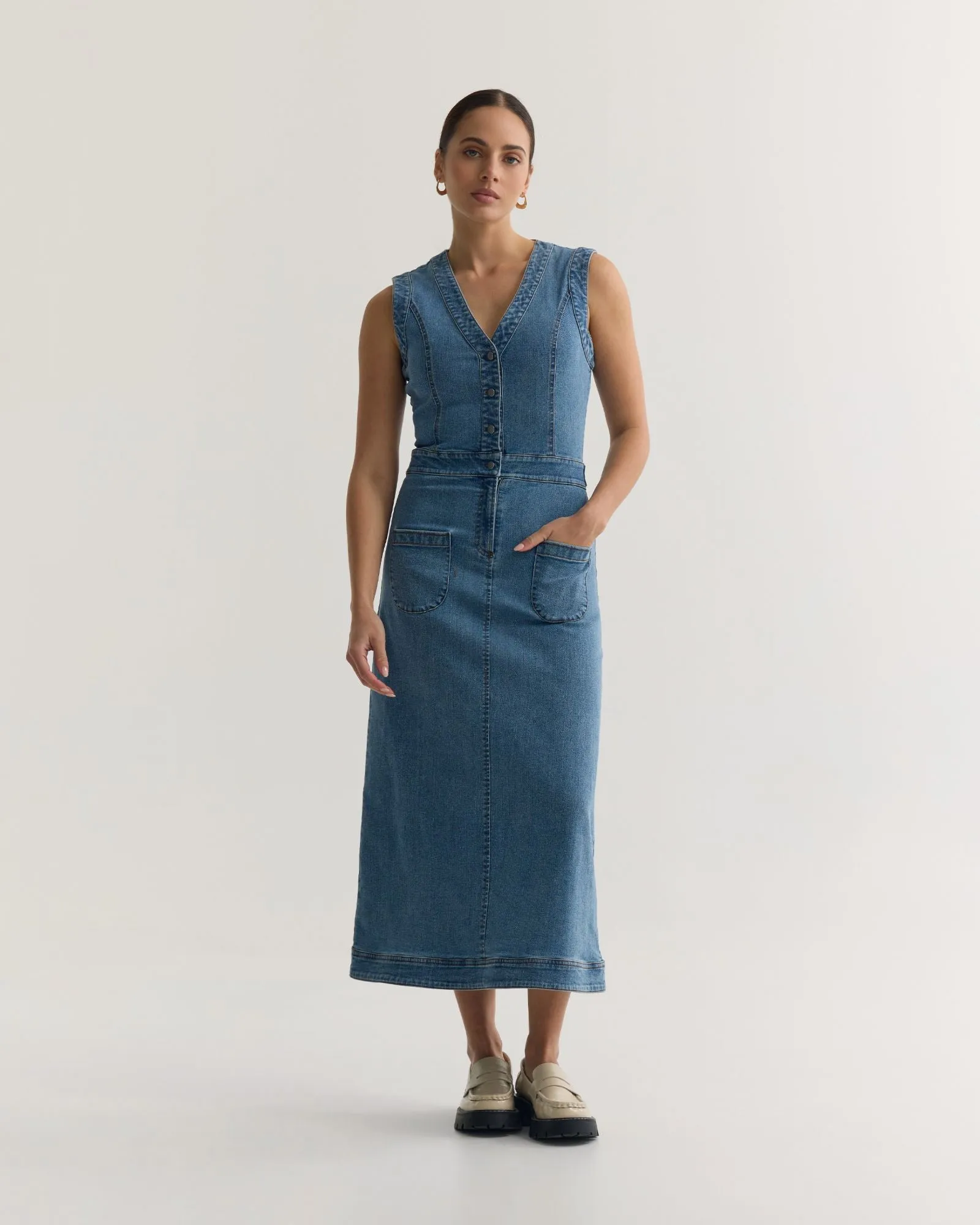 Ayana Denim Dress sold by Oxford Shop product image thumbnail 5