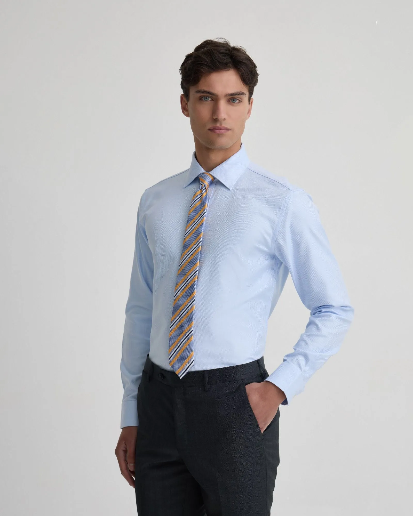Islington Classic Fit Twill Shirt sold by Oxford Shop product image thumbnail 5