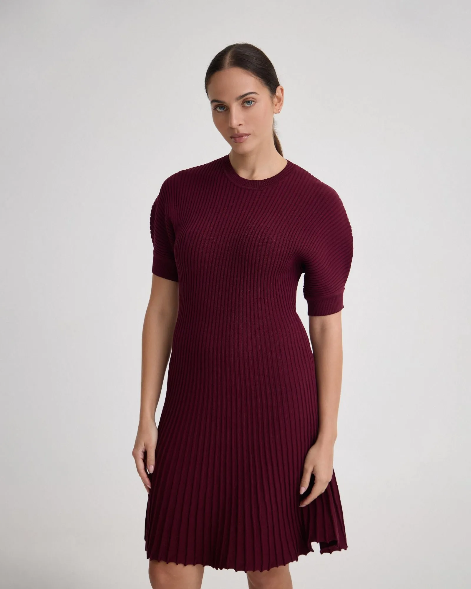 Florence Knitted Pleat Dress sold by Oxford Shop product image thumbnail 5