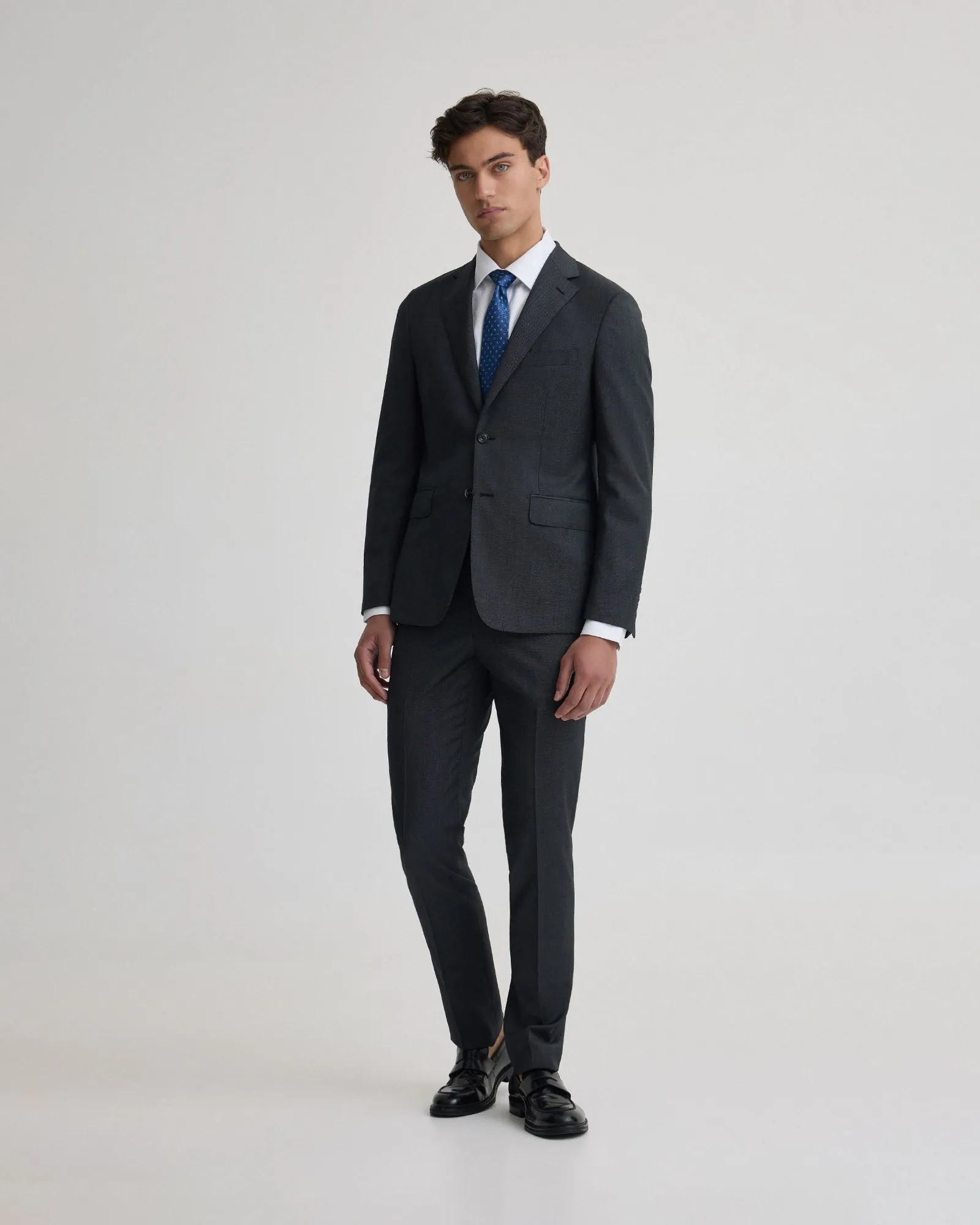 Byron 1/2 Canvas Wool Suit Jacket sold by Oxford Shop