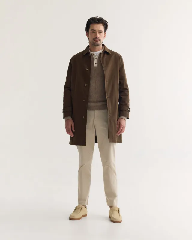 Jay Cotton Twill Trench Coat sold by Oxford Shop