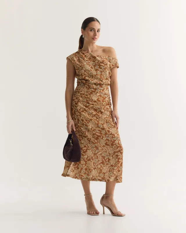 Helsinki Printed Dress sold by Oxford Shop