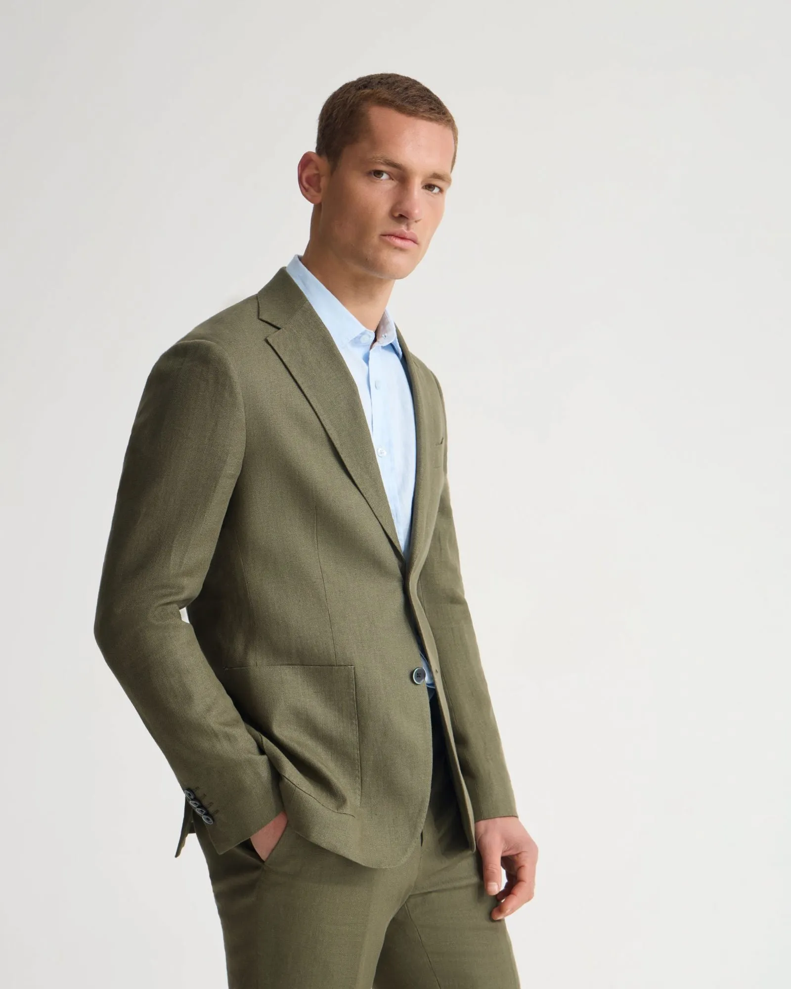 Wordsworth Linen Blazer sold by Oxford Shop product image thumbnail 2