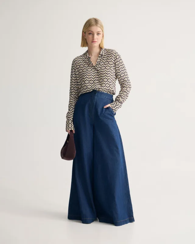 Poppy Printed Blouse sold by Oxford Shop