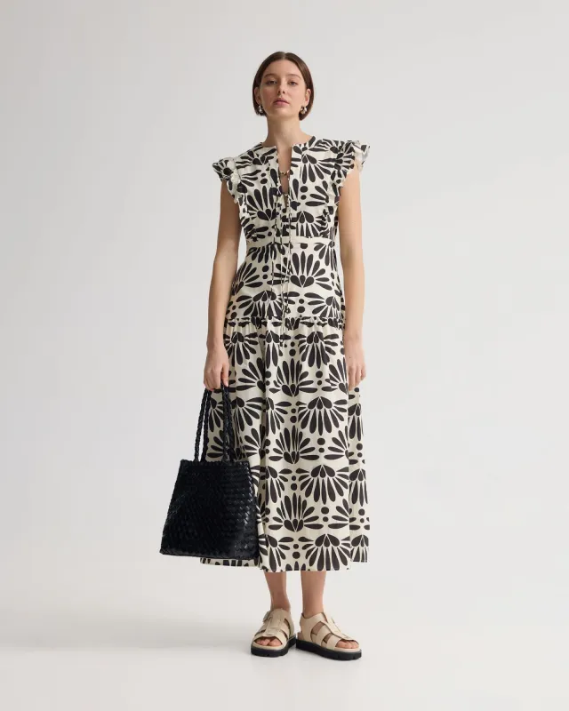 Willa Geo Print Dress sold by Oxford Shop