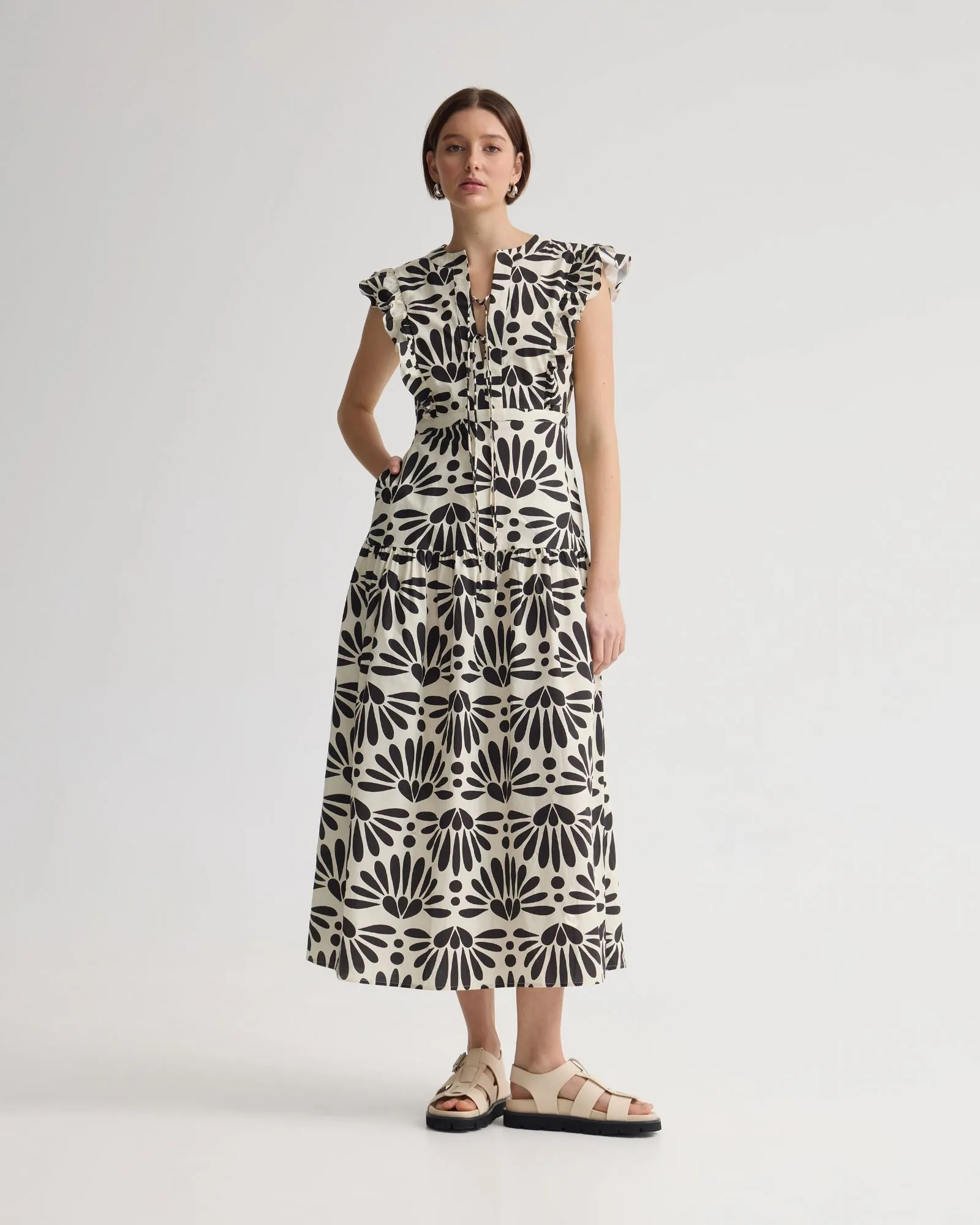 Willa Geo Print Dress sold by Oxford Shop product image thumbnail 5
