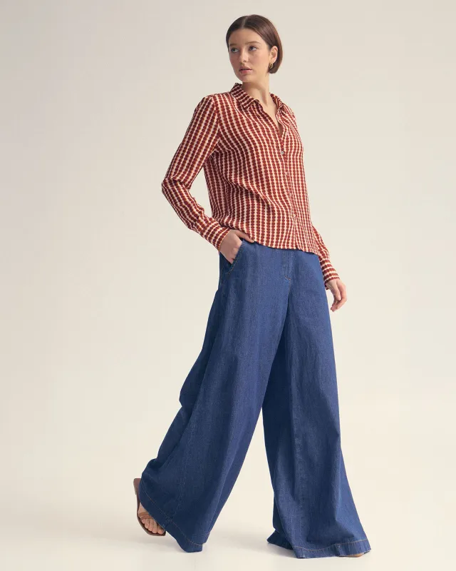 Poppy Printed Blouse sold by Oxford Shop