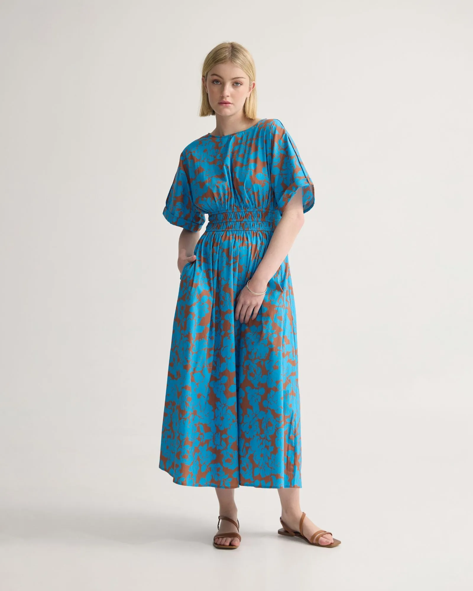 Blaire Printed Cotton Dress sold by Oxford Shop product image thumbnail 4