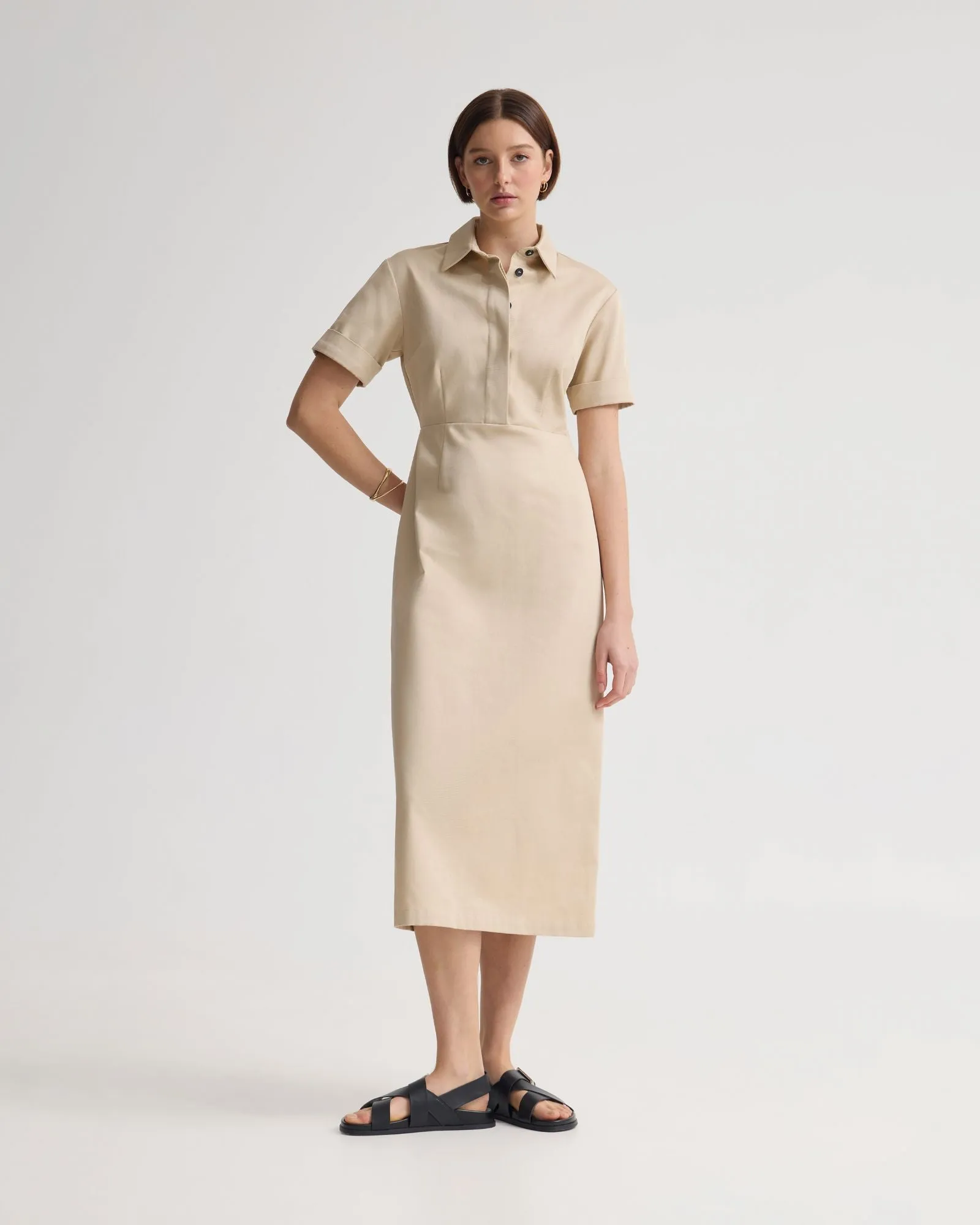 Megan Cotton Safari Dress sold by Oxford Shop product image thumbnail 5