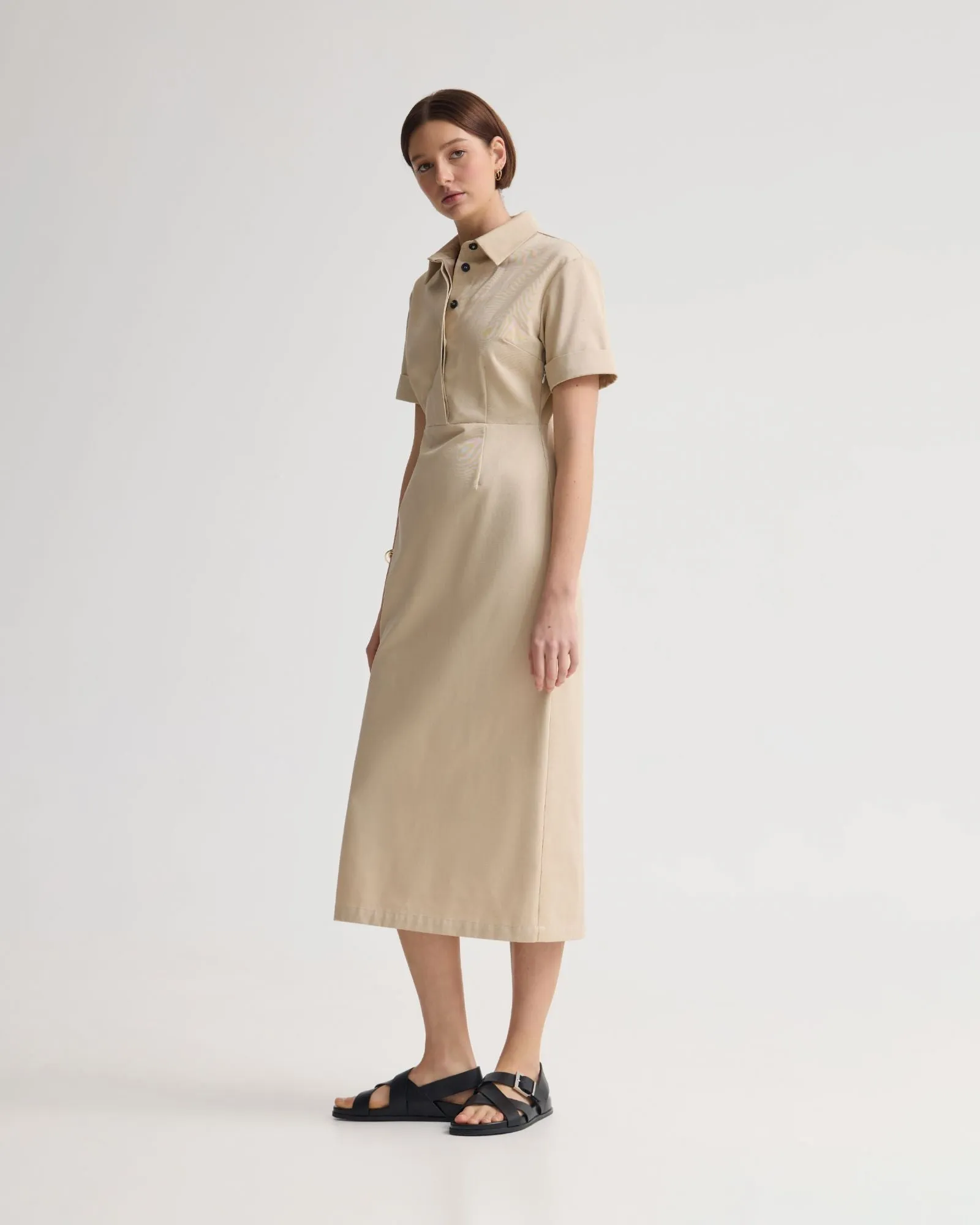 Megan Cotton Safari Dress sold by Oxford Shop product image thumbnail 2