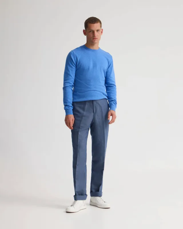 Cotton Cashmere Crew Neck Knit sold by Oxford Shop