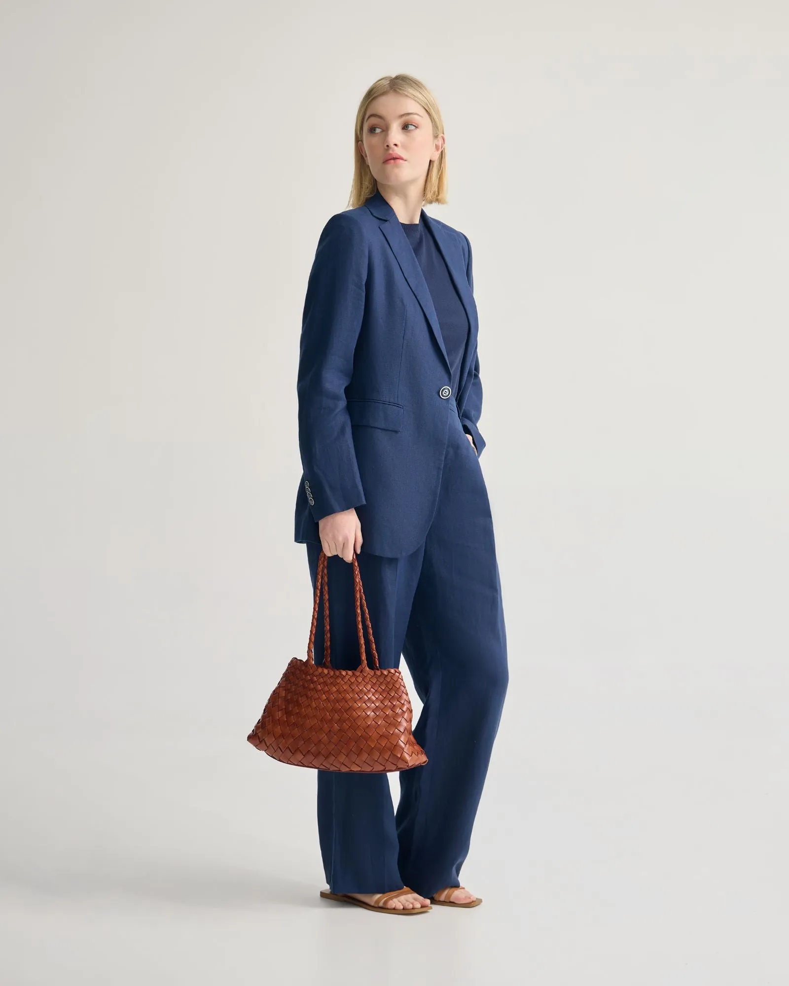 Lola Linen Blazer sold by Oxford Shop