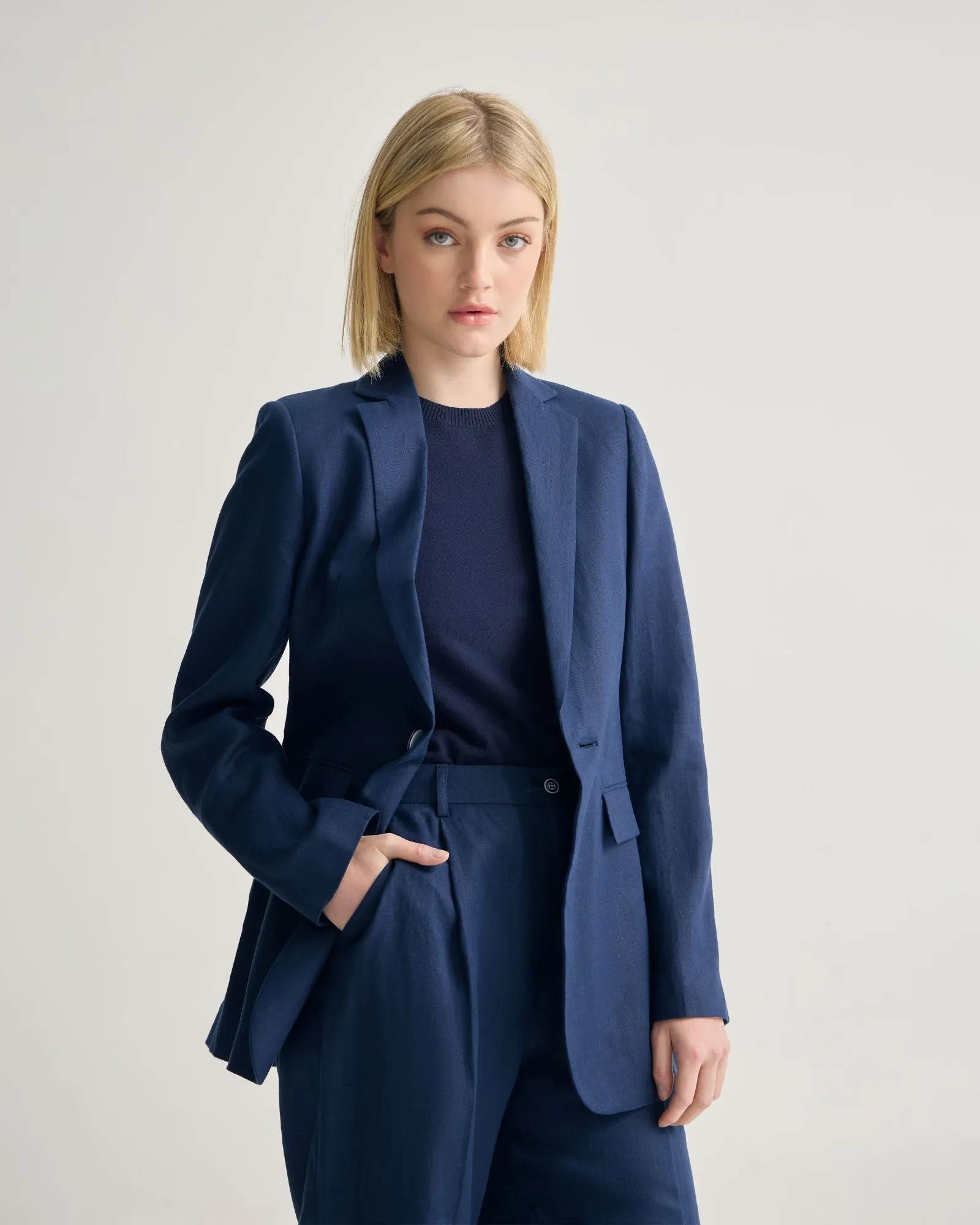 Lola Linen Blazer sold by Oxford Shop product image thumbnail 4