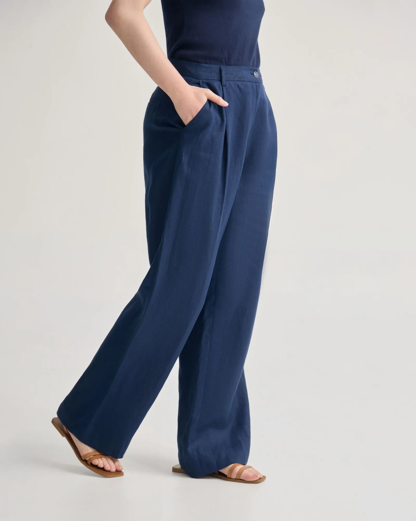 Billie Linen Pant sold by Oxford Shop product image thumbnail 2