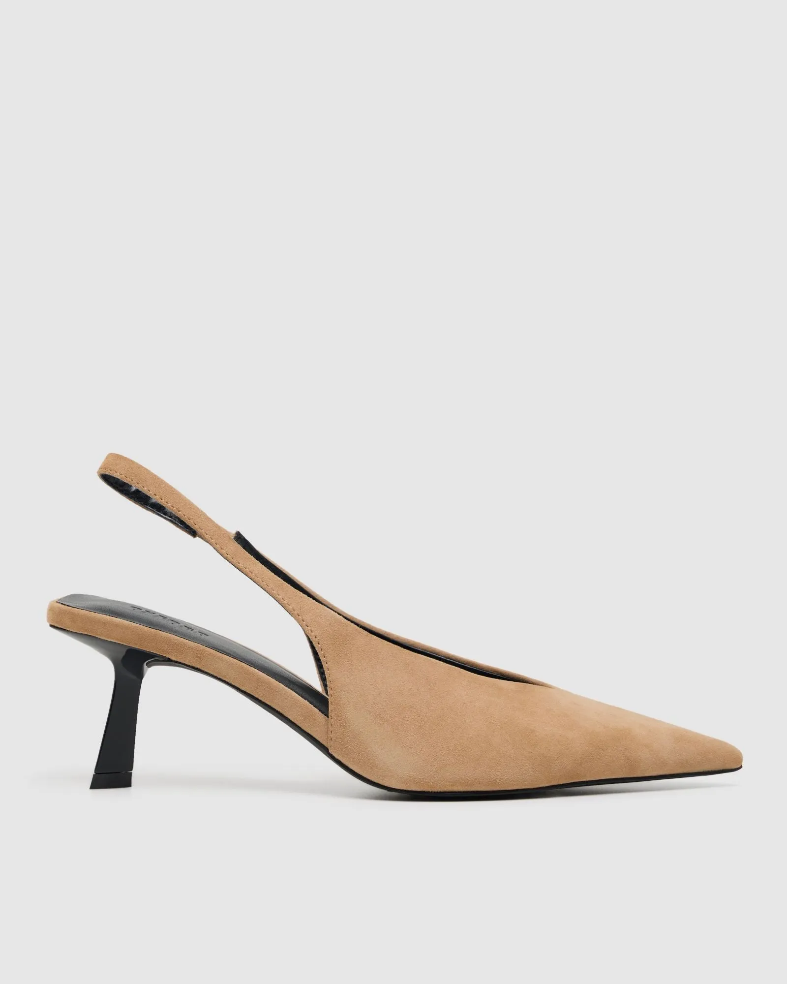 Roma Suede Sling Back Heel sold by Oxford Shop