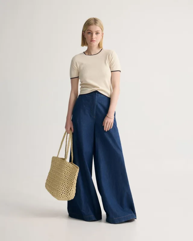 Indra Tipping Knit sold by Oxford Shop