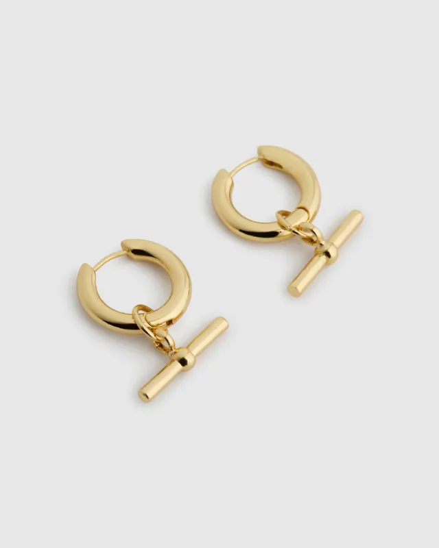 Tiera T-Bar Earrings sold by Oxford Shop