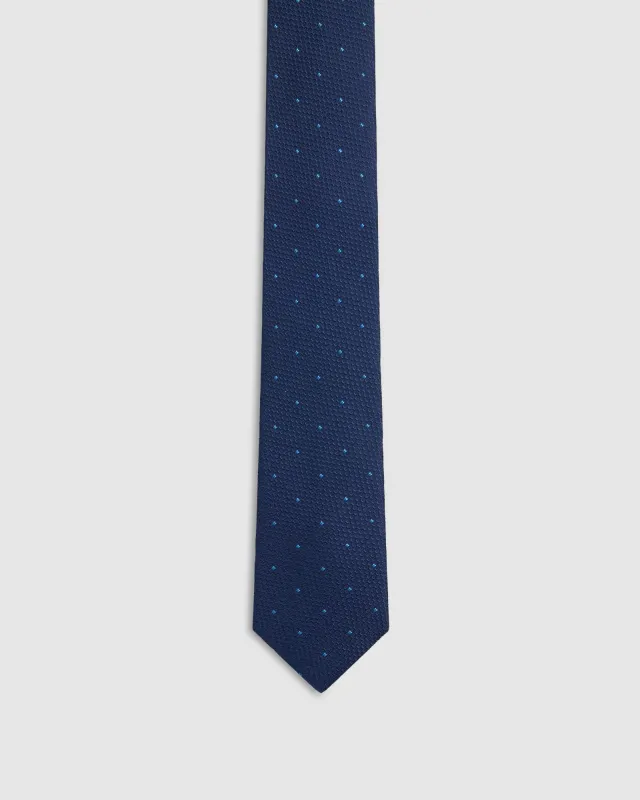 Anton Weave Grid 7Cm Tie sold by Oxford Shop