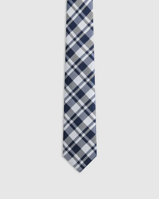 Grady Check 7Cm Tie sold by Oxford Shop
