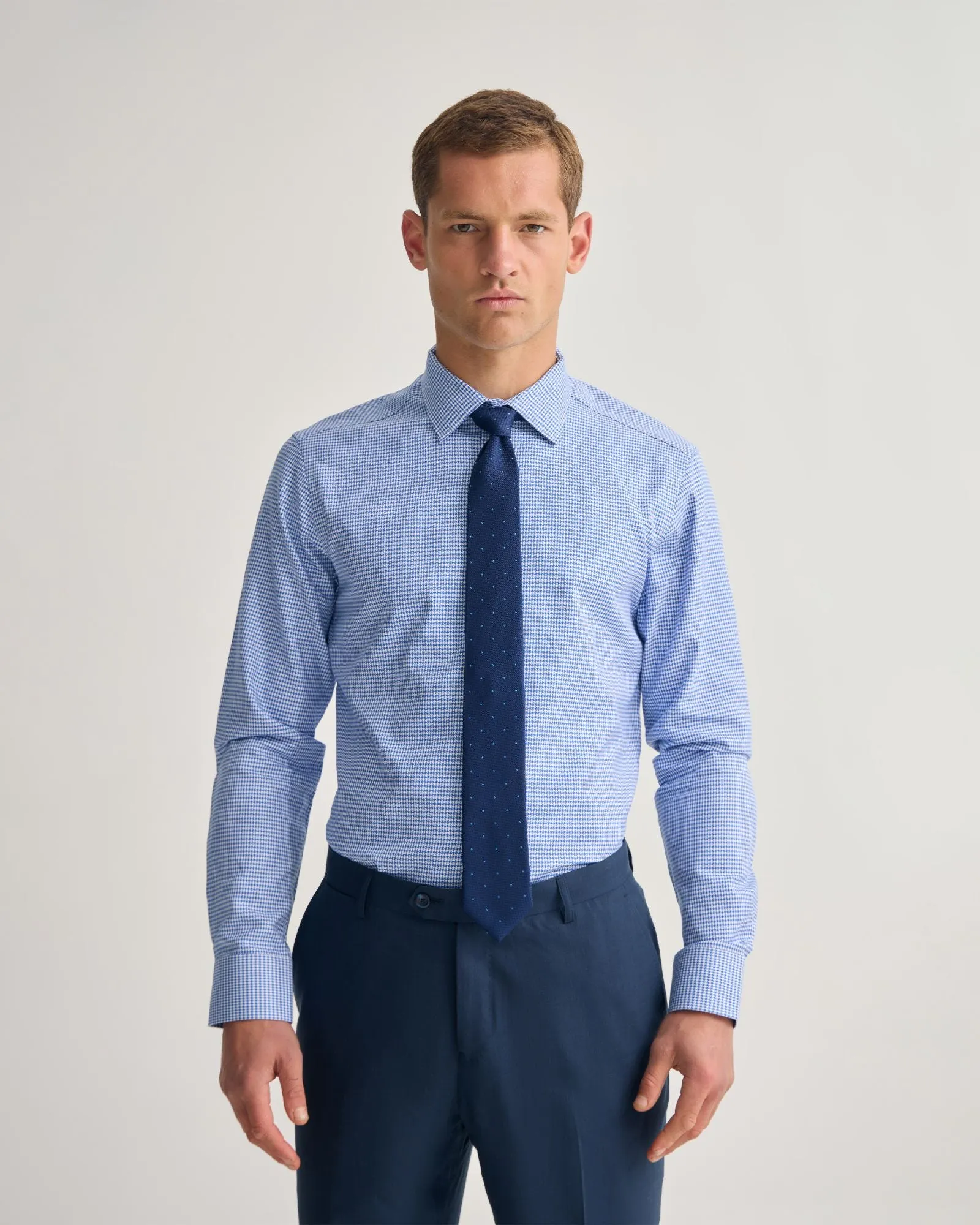 Beckton Slim Fit Cotton Shirt sold by Oxford Shop product image thumbnail 5