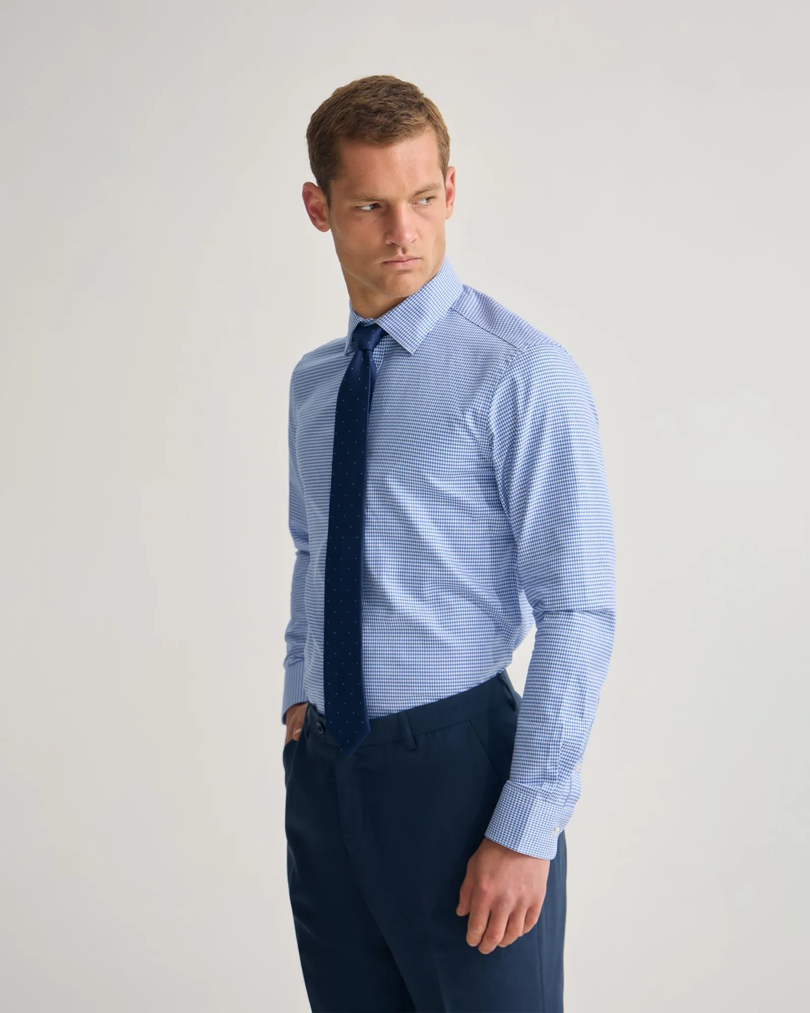 Beckton Slim Fit Cotton Shirt sold by Oxford Shop product image thumbnail 2