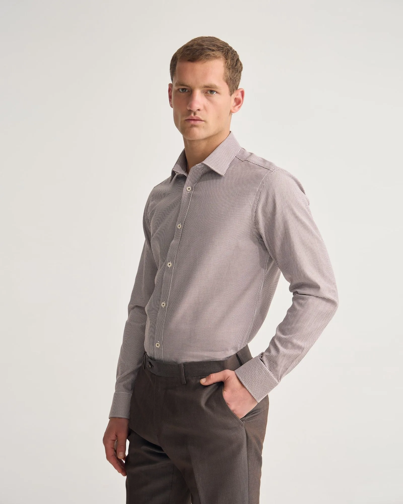 Beckton Slim Fit Cotton Shirt sold by Oxford Shop product image thumbnail 2
