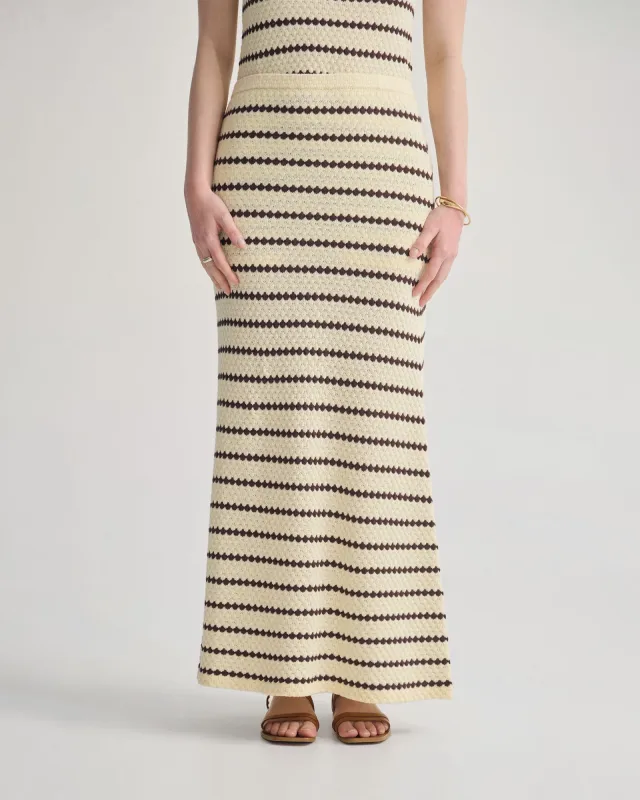 Lilli Knitted Skirt sold by Oxford Shop