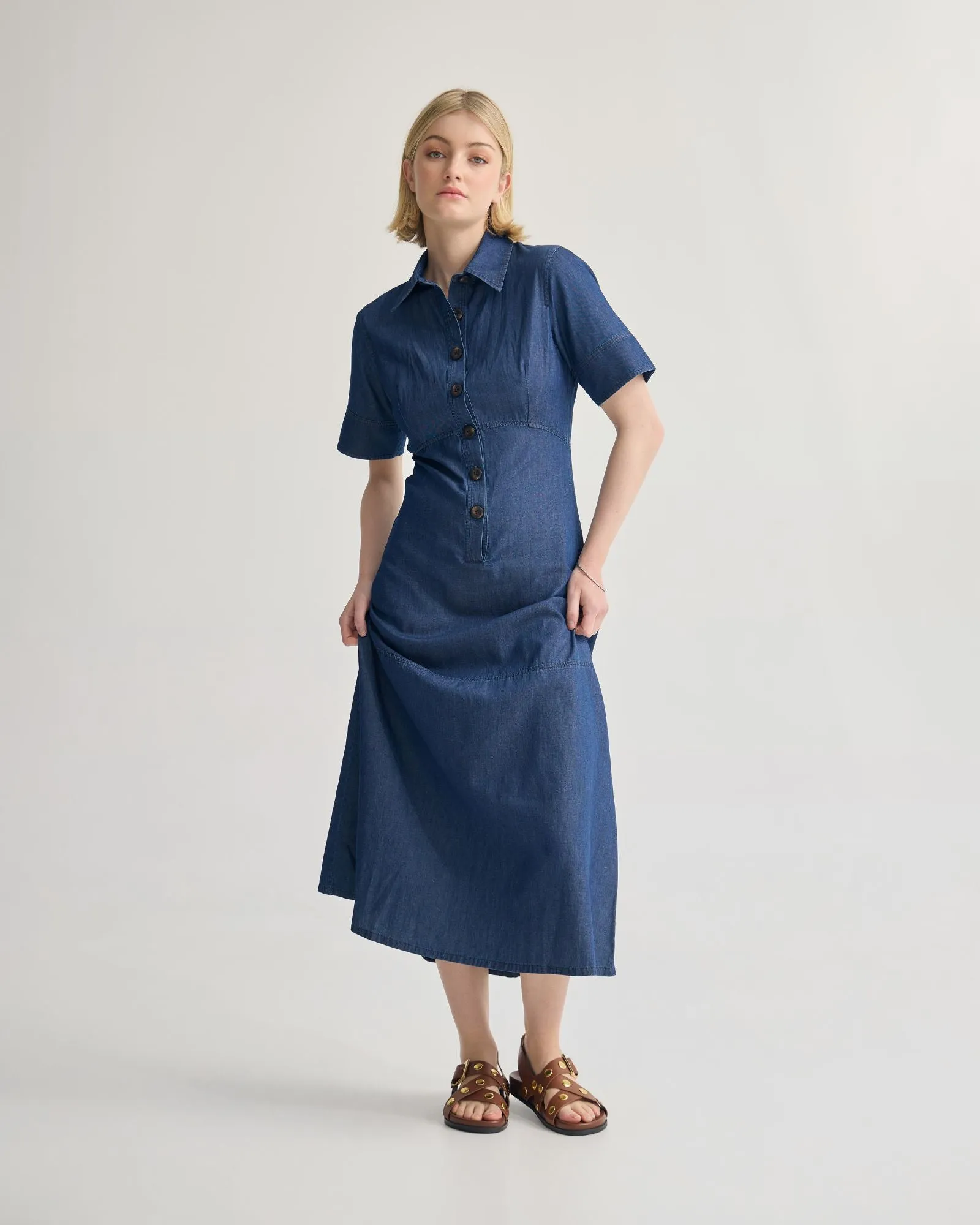 Natachia Button Up Dress sold by Oxford Shop product image thumbnail 5
