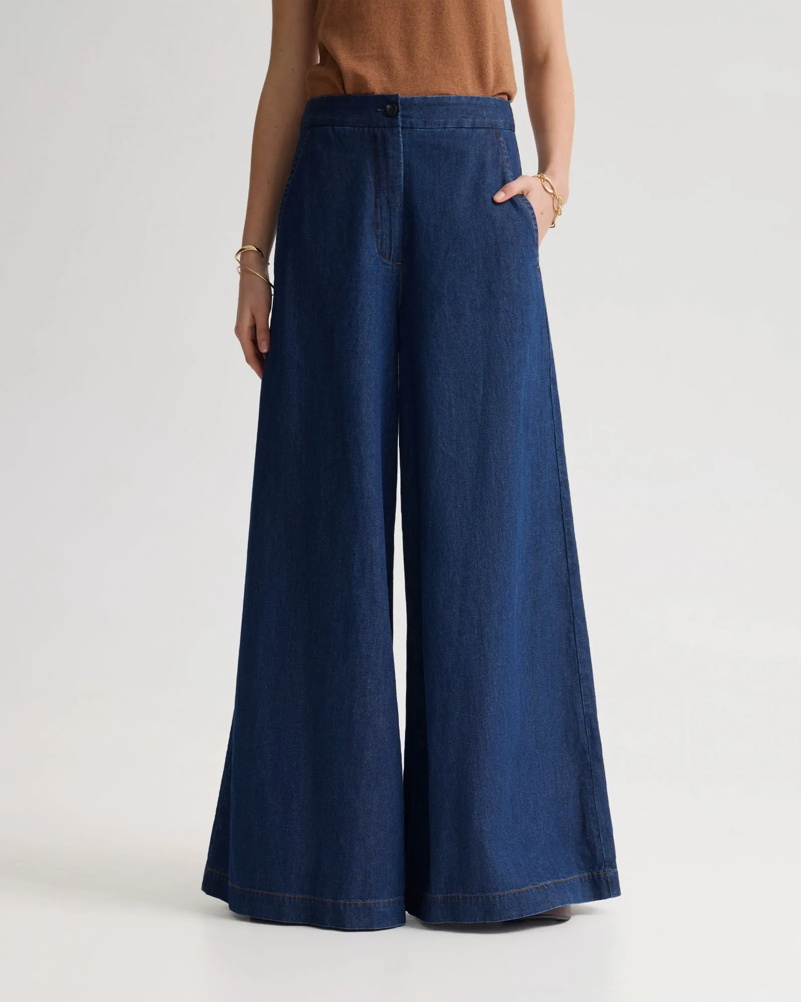 Jade Wide Leg Pant sold by Oxford Shop