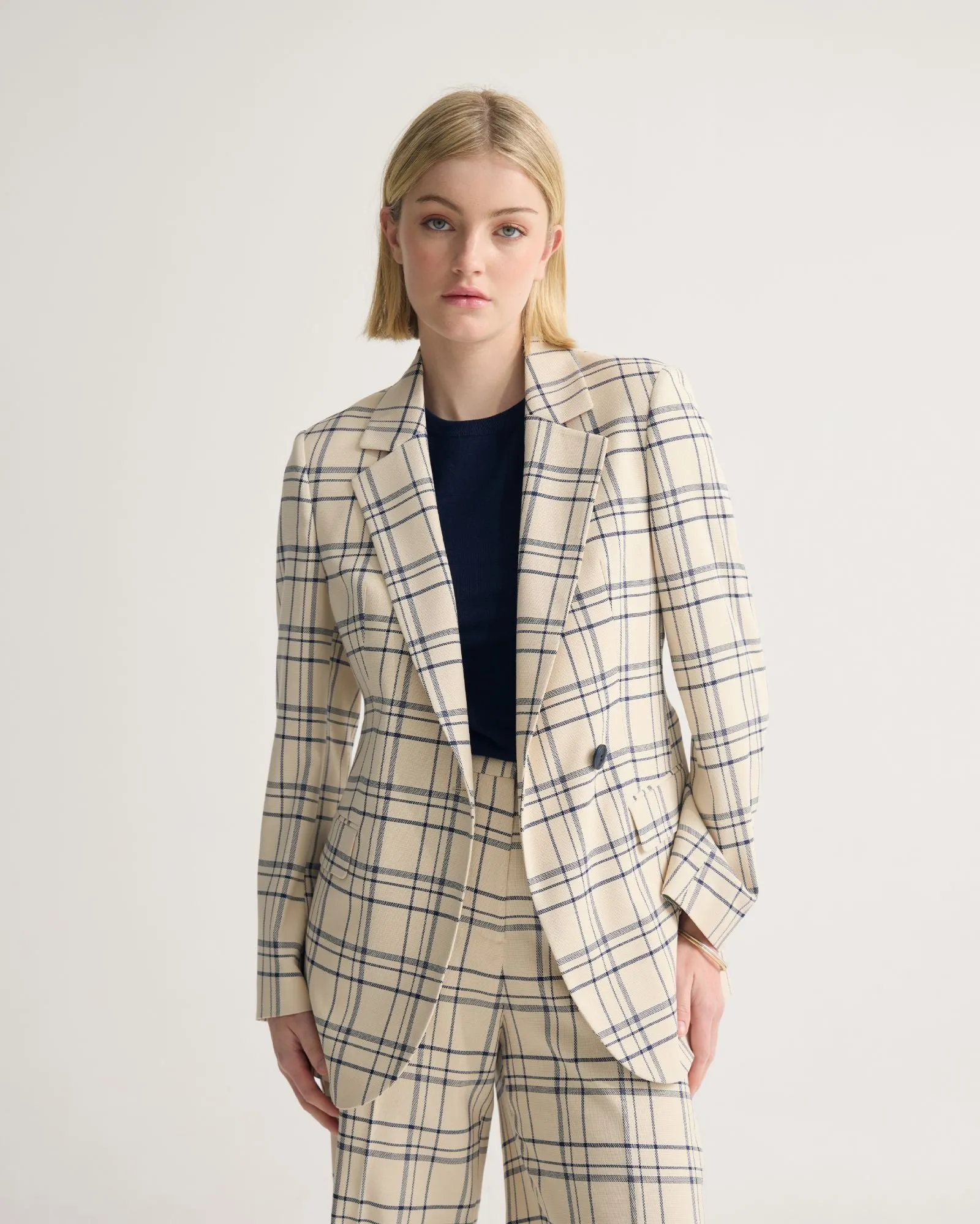 Raffi Checked Suit Jacket sold by Oxford Shop product image thumbnail 5