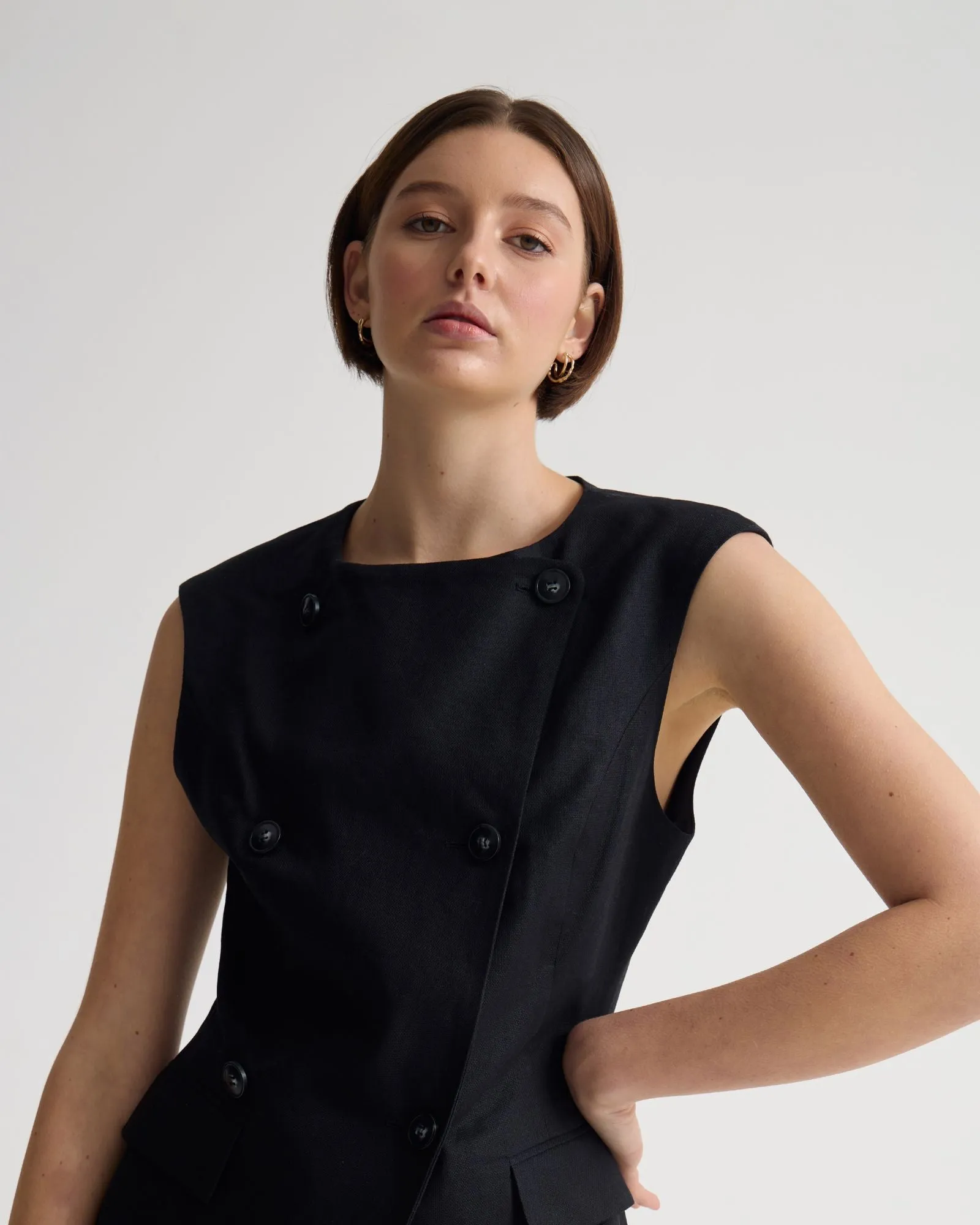 Talia Linen Dress sold by Oxford Shop product image thumbnail 4