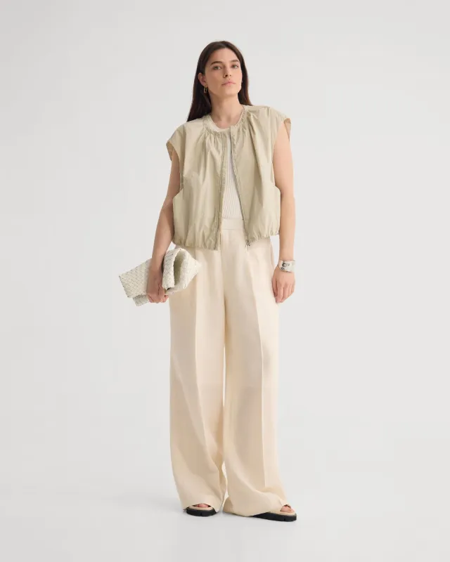 Katie Sleevless Bomber Jacket sold by Oxford Shop