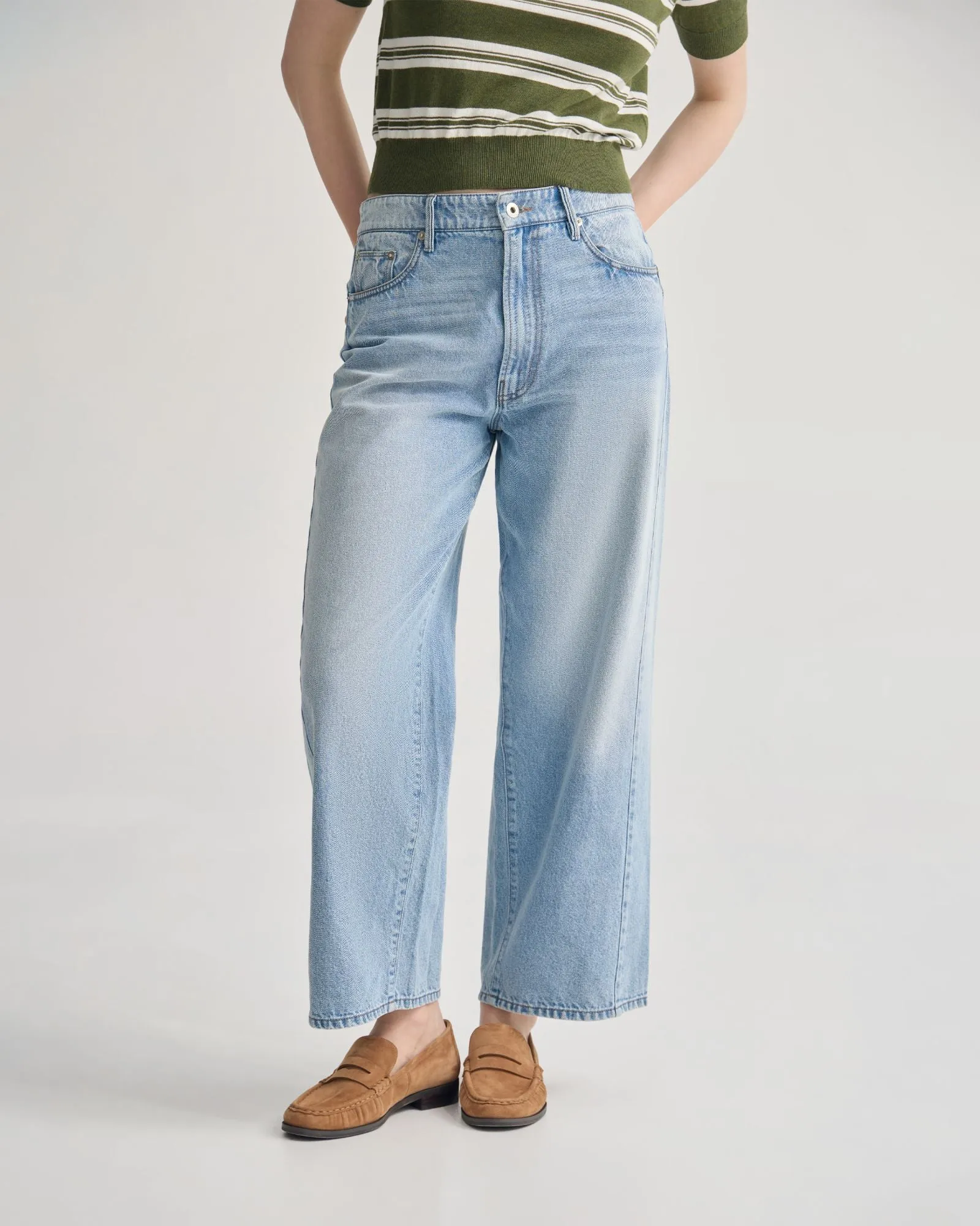 Riva Barrel Leg Jeans sold by Oxford Shop