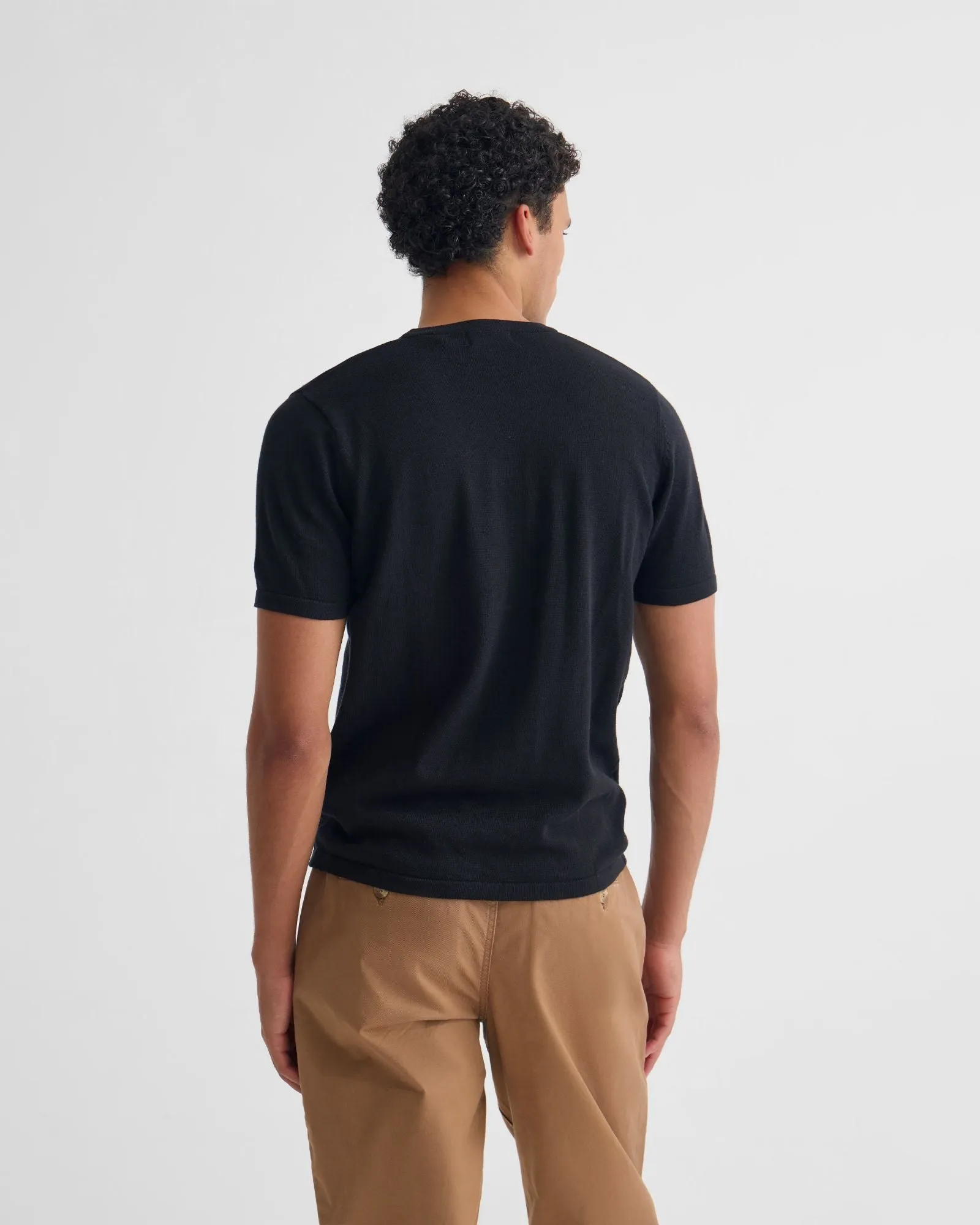 Theo Knitted T Shirt sold by Oxford Shop product image thumbnail 5