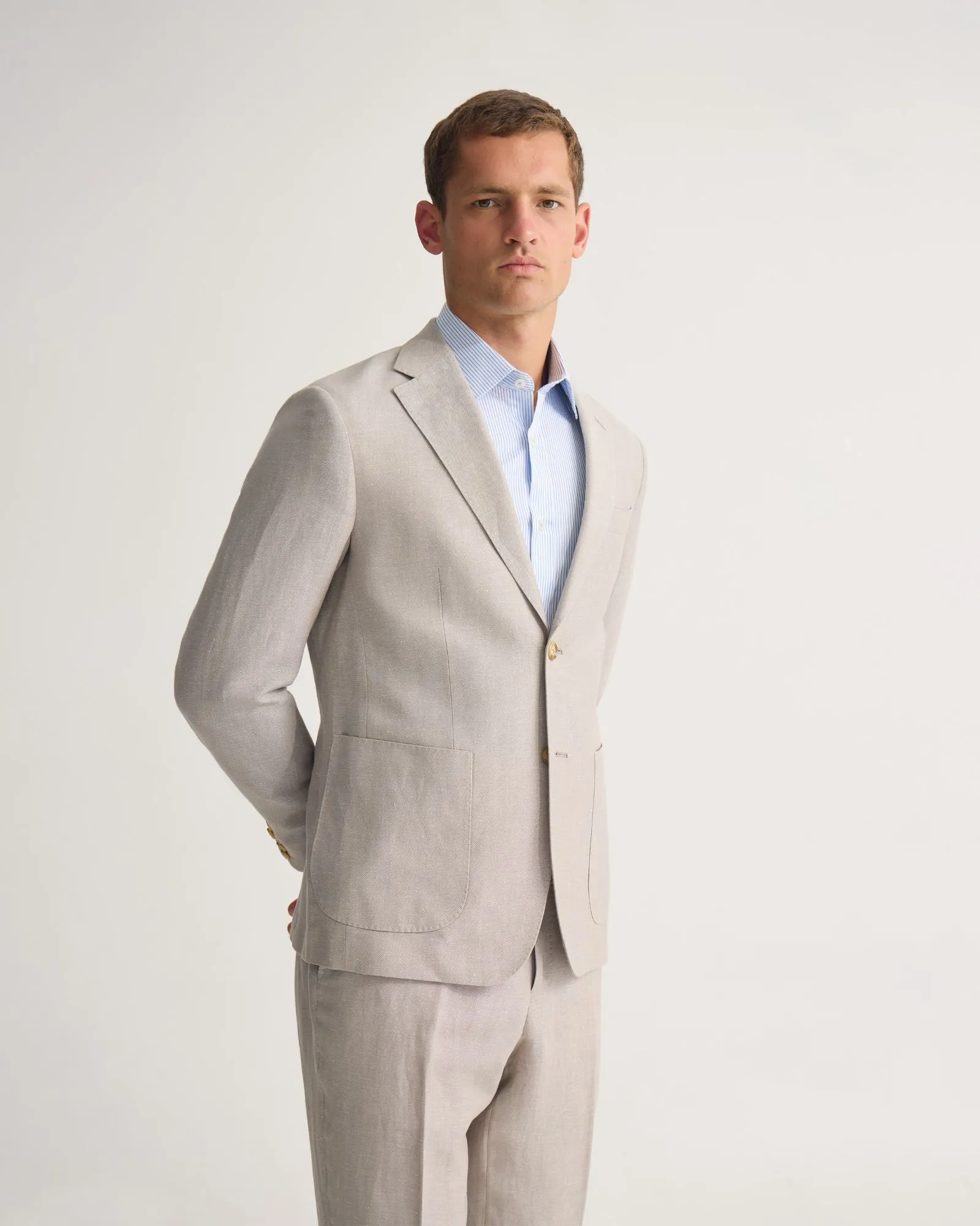 Wordsworth Wool/Linen Suit Jacket sold by Oxford Shop product image thumbnail 2