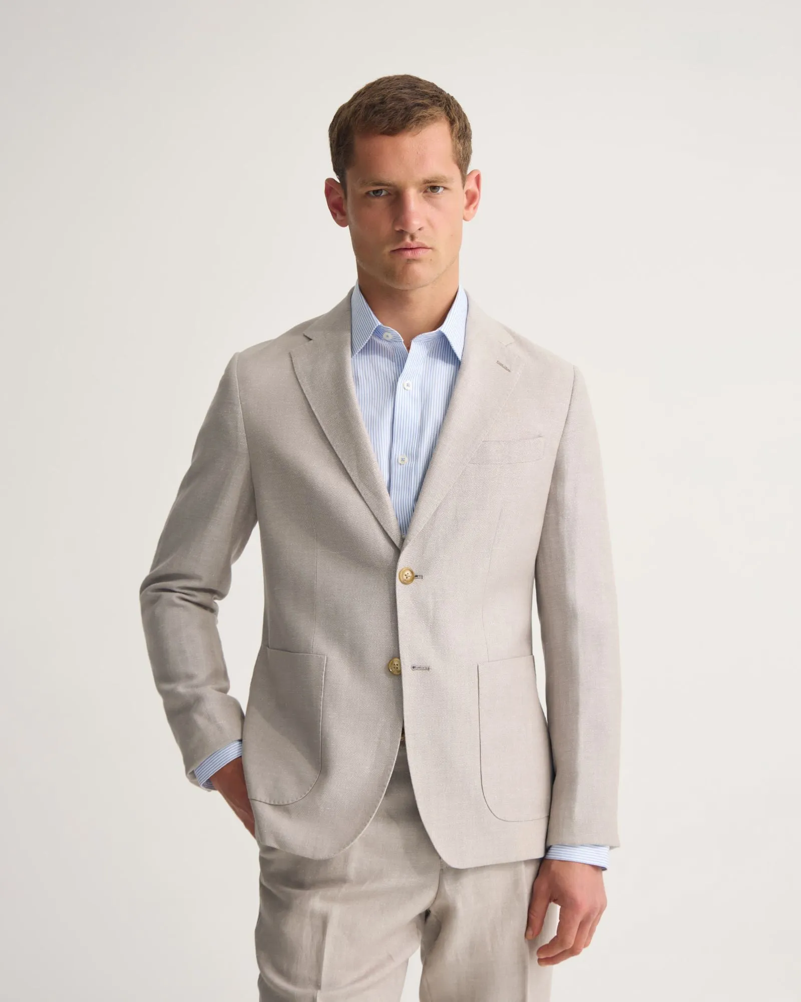 Wordsworth Wool/Linen Suit Jacket sold by Oxford Shop product image thumbnail 5