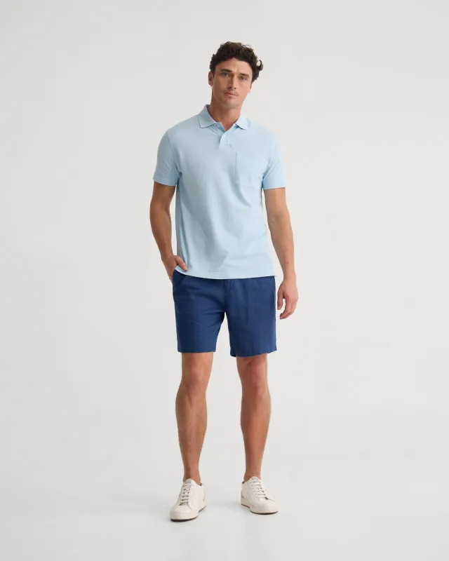 Theo Organic Cotton Pique Polo sold by Oxford Shop