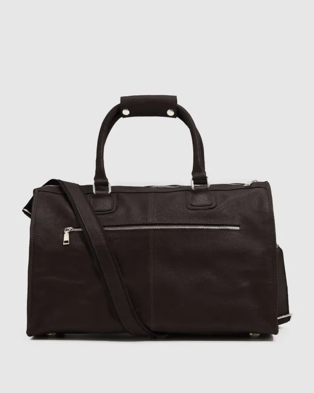 Magnus Leather Overnighter Bag sold by Oxford Shop