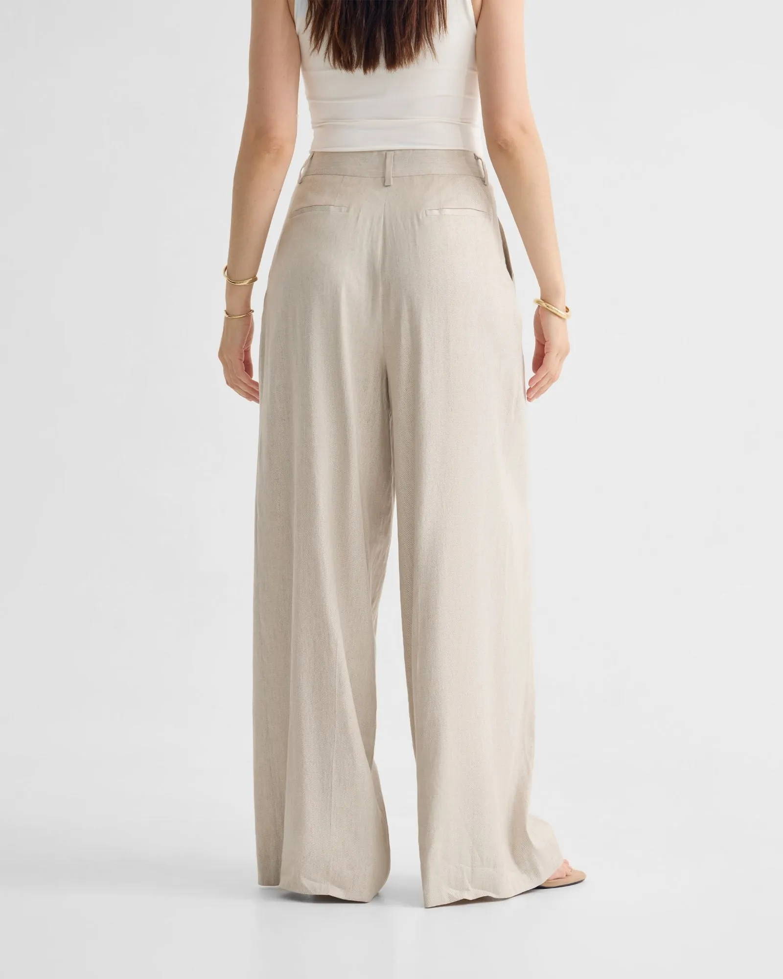 Margot Stretch Linen Pant sold by Oxford Shop product image thumbnail 4