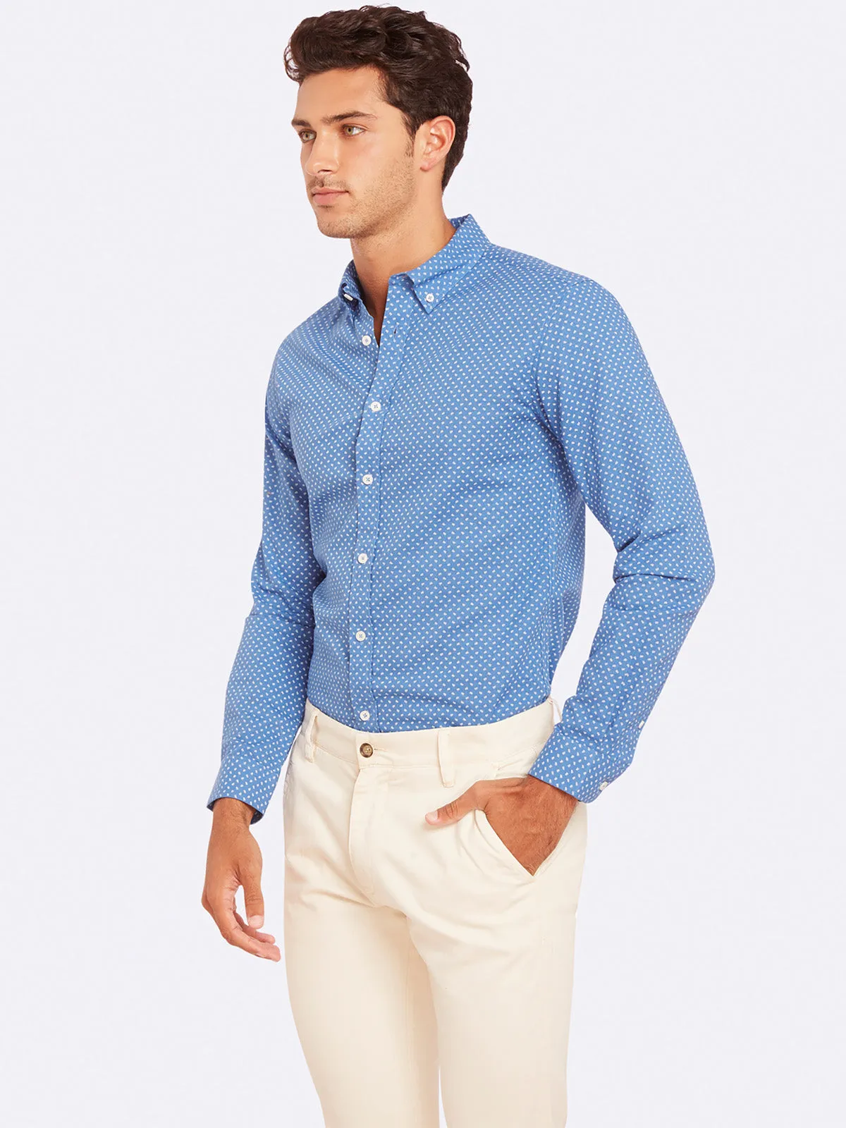 UXBRIDGE PRINTED SHIRT sold by Oxford Shop product image thumbnail 3