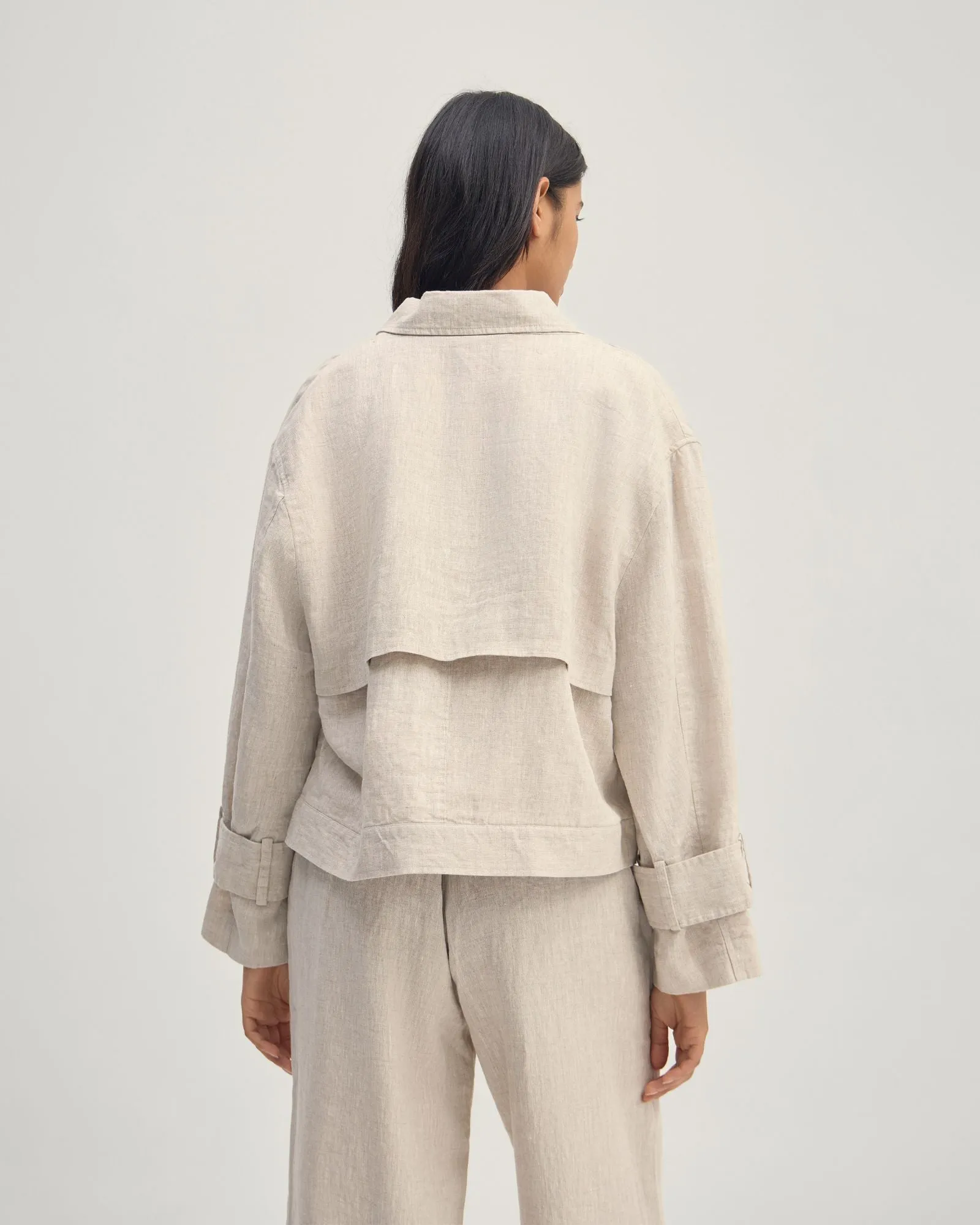 Griffin Linen Bomber sold by Oxford Shop product image thumbnail 3