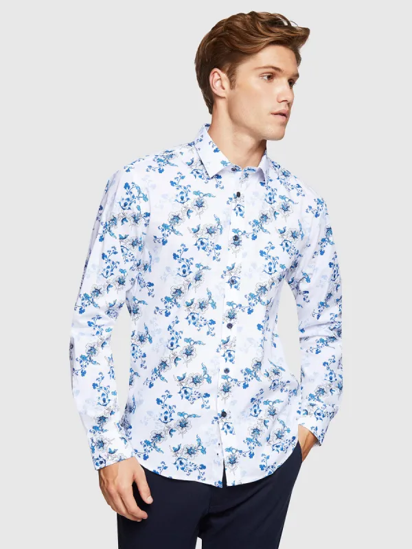 Kenton Floral Printed Shirt sold by Oxford Shop