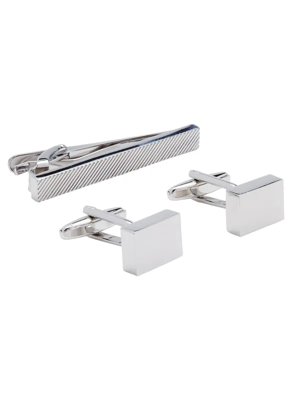 Tie Pin And Cufflink Square Set sold by Oxford Shop