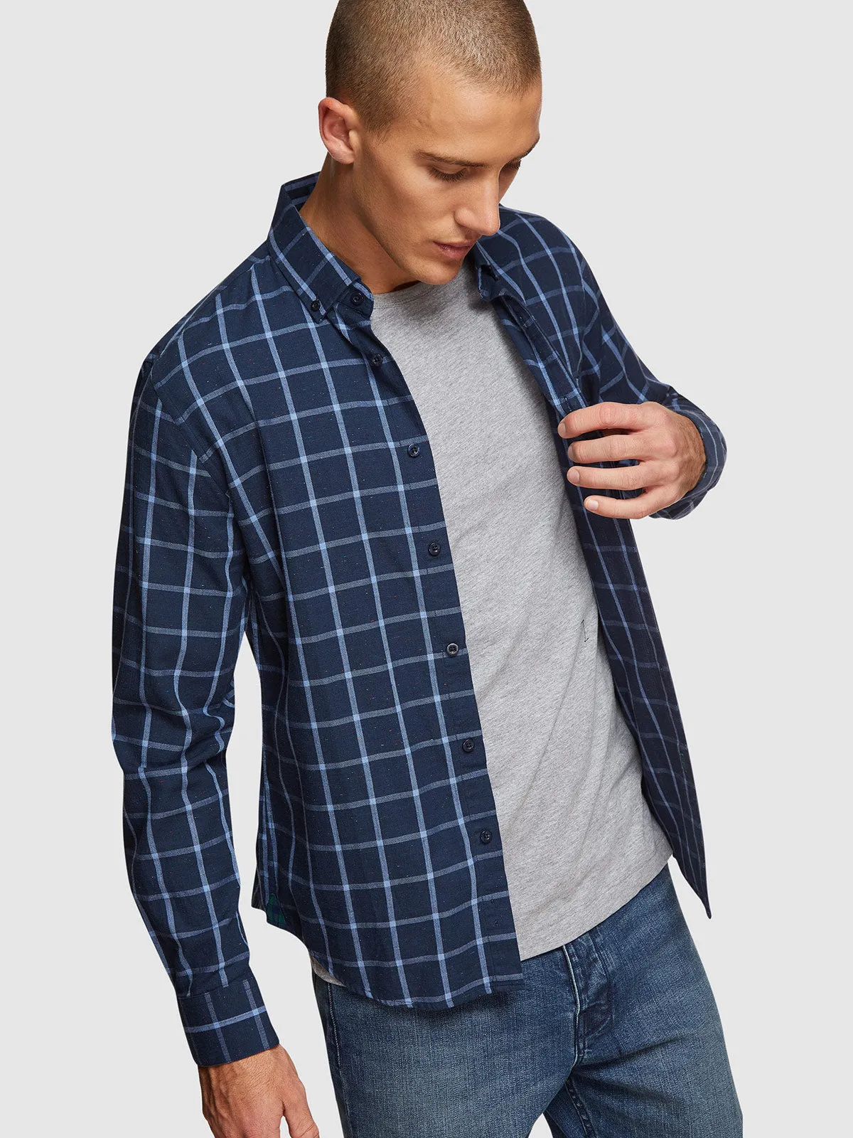Stratton Checked Shirt sold by Oxford Shop product image thumbnail 4