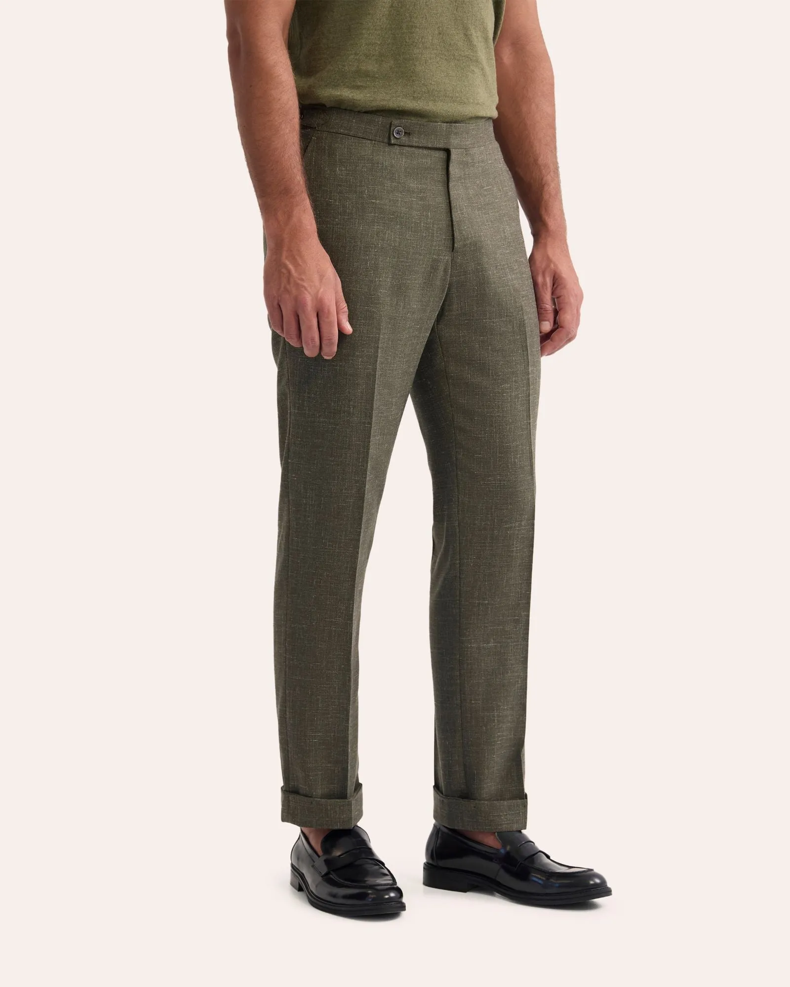 Wordsworth Wool/Linen/Silk Trousers sold by Oxford Shop product image thumbnail 3