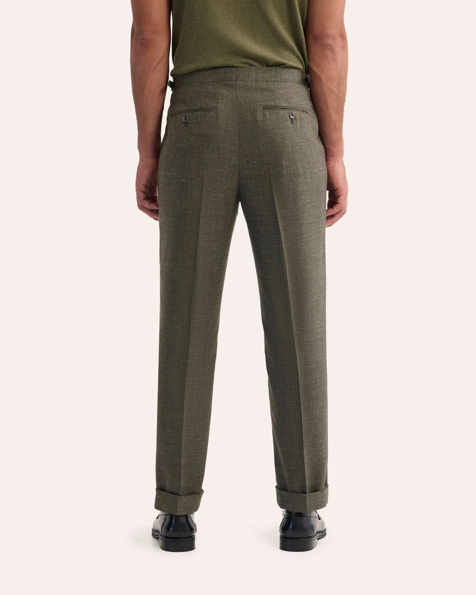 Wordsworth Wool/Linen/Silk Trousers sold by Oxford Shop product image thumbnail 4