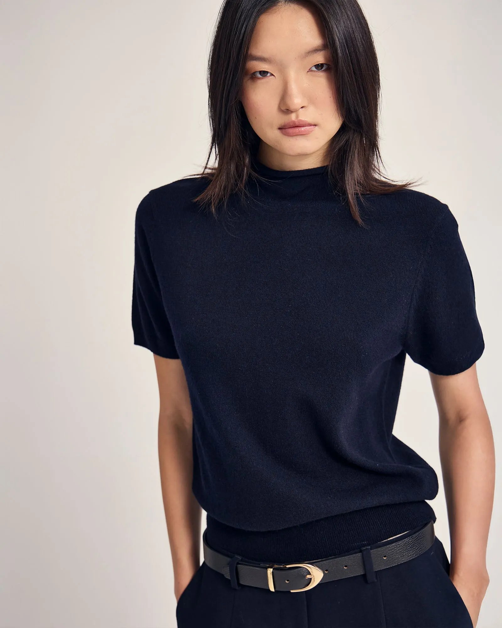 Maxine Funnel Collar Knit sold by Oxford Shop